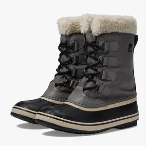 Sorel Winter Carnival Snow Boots, Grey and Black, Womens Sz 9